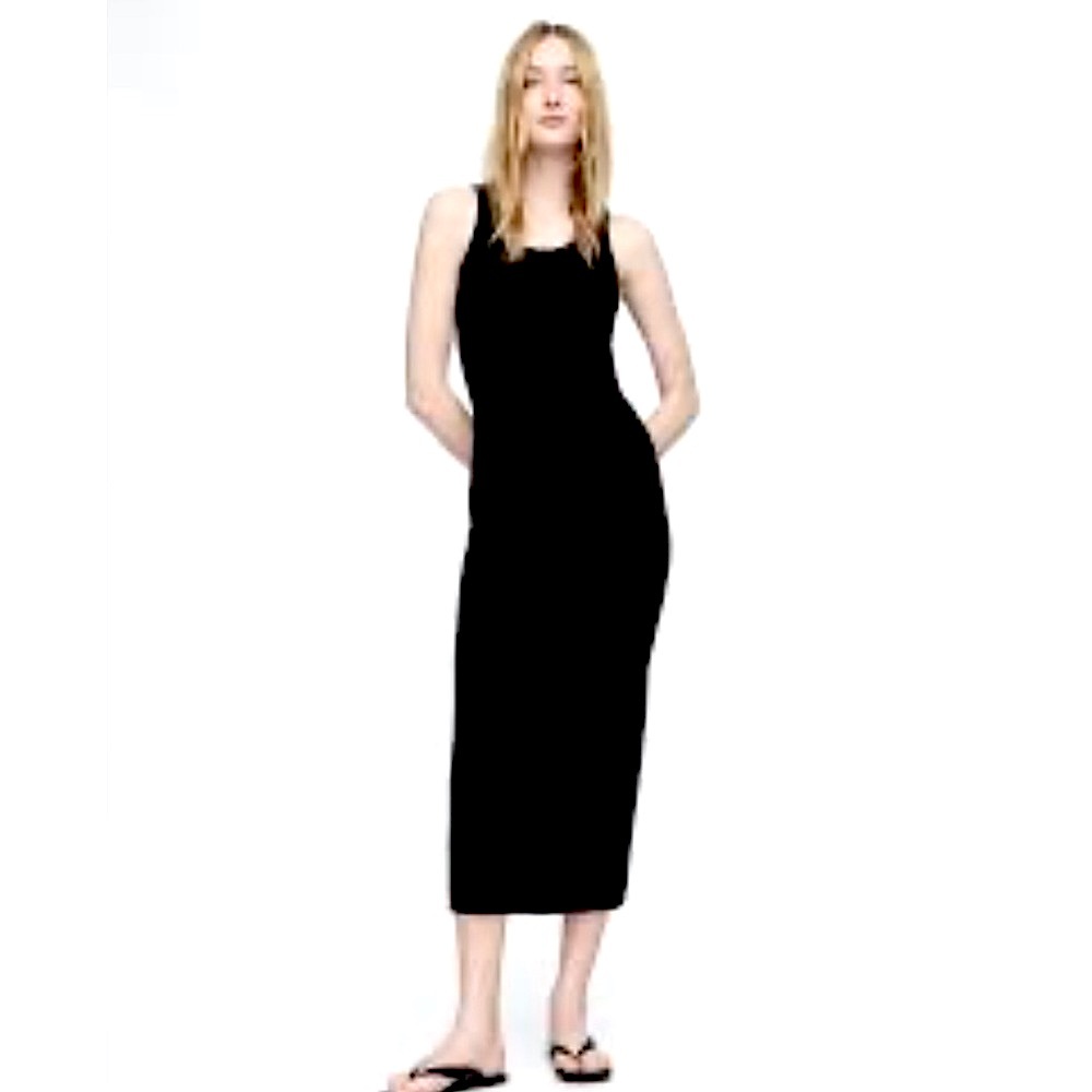 Gap Rib Midi Dress, Size Small